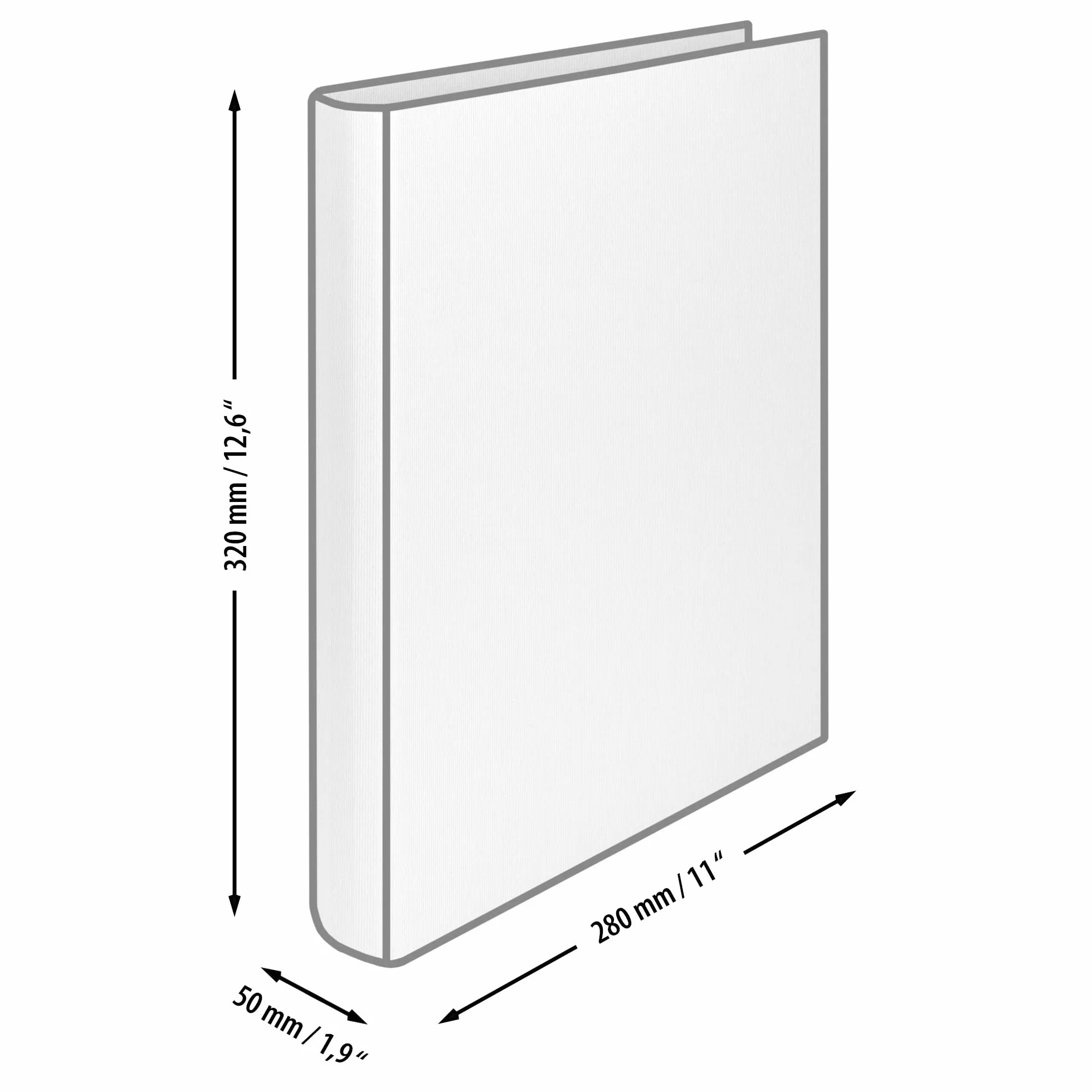 Rössler Papier 1316452580 - S.O.H.O. Segregator ringowy na DIN A4, wysokość 2,5 cm, mechanizm 2-ringowy, Powder, 1 szt.