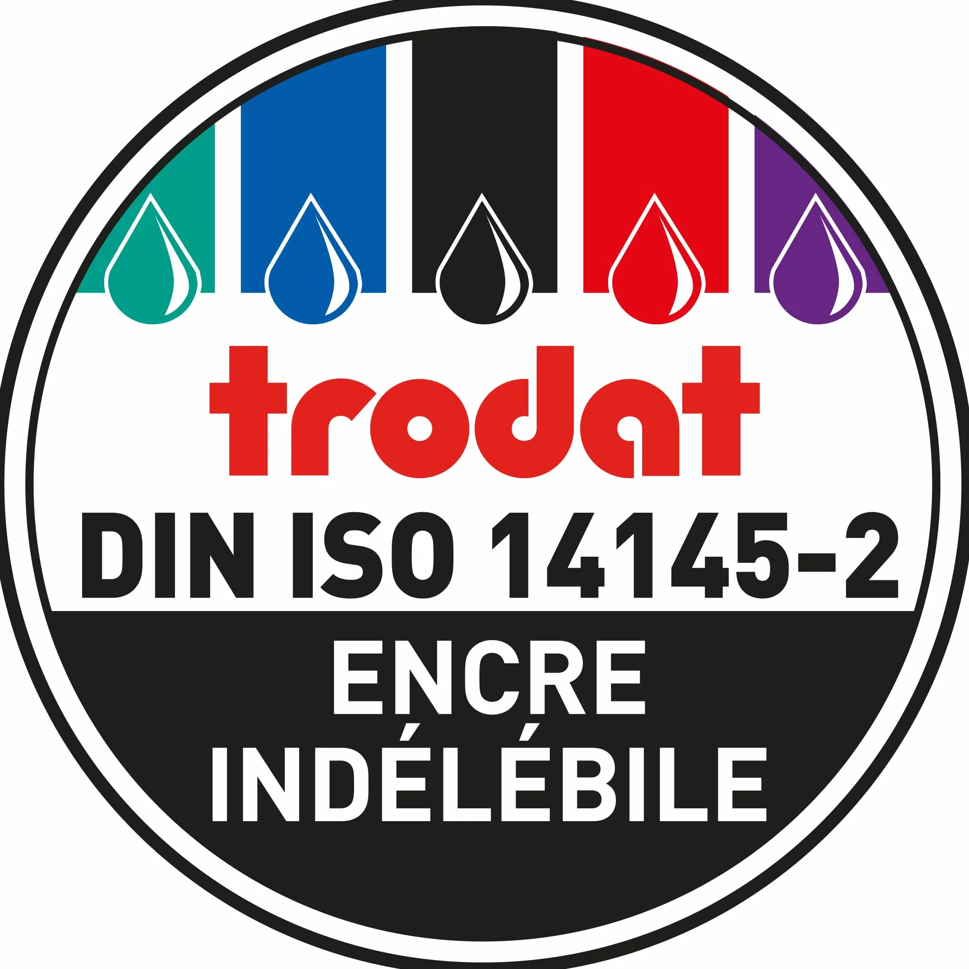 Trodat 6/4911 zapasowe poduszki do stempli, czerwone, 3 sztuki w opakowaniu