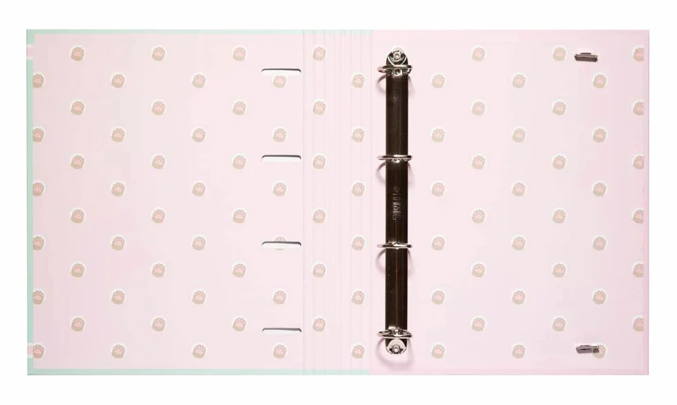 Grupo Erik - Segregator A4 4 Pierścienie - Kolekcja Pusheen Foodie | Sztywny segregator 4 Pierścionki, Format 27 x 32 cm | Materiały szkolne, organizery, artykuły biurowe