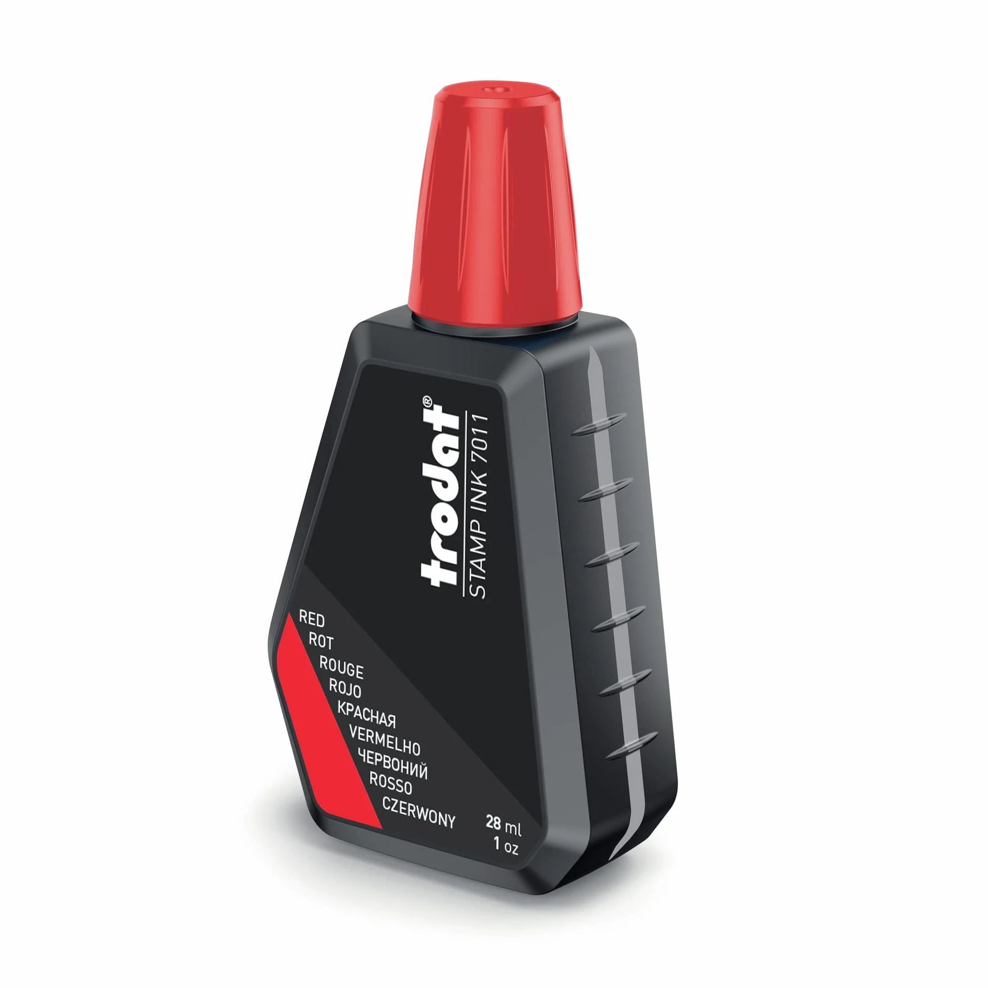 Trodat 7011 farba do stempli, 28 ml, czerwona