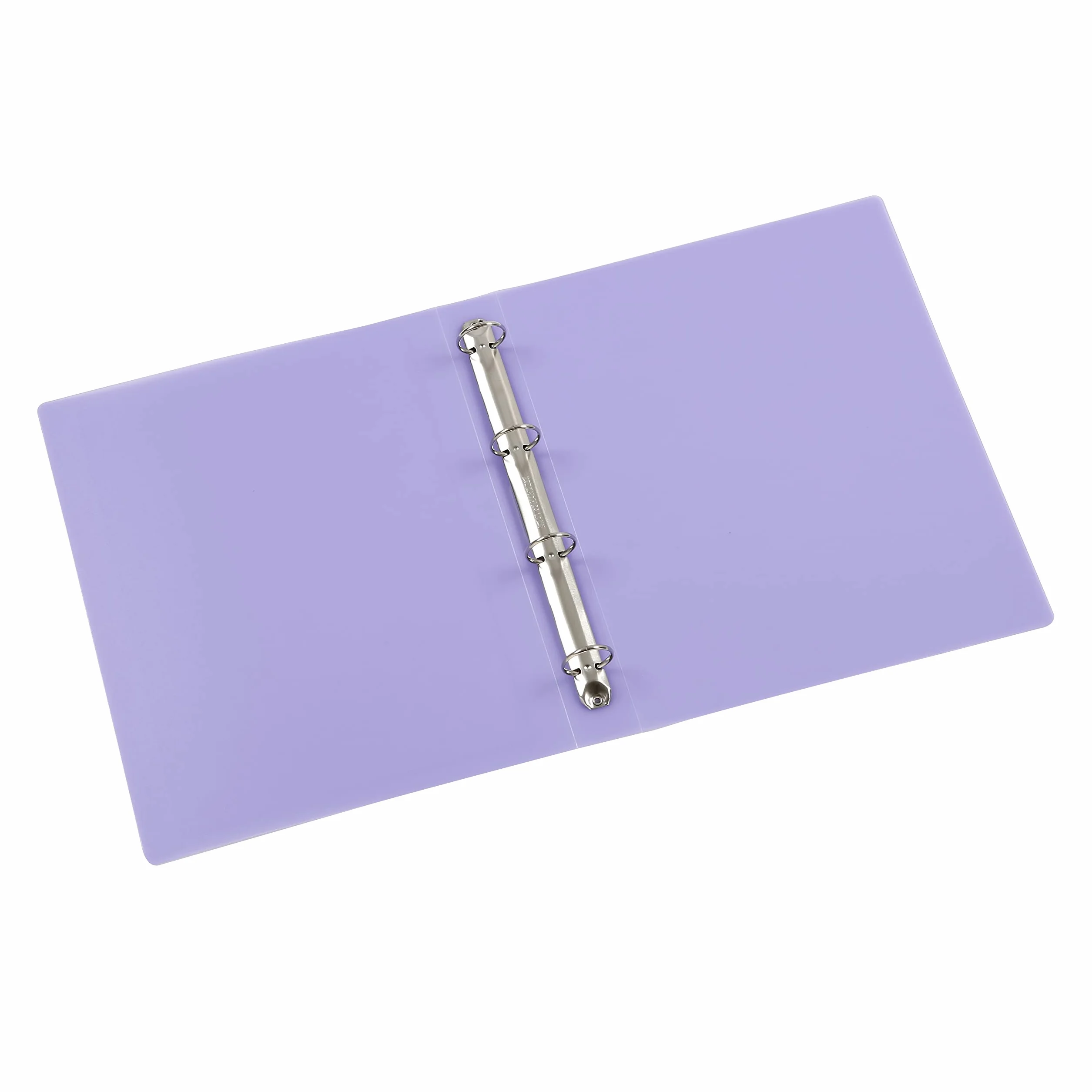 Viquel - segregator A4 MAXI z możliwością personalizacji, 4 pierścienie, tył 4 cm, do dokumentów A4, półprzezroczysty fiolet