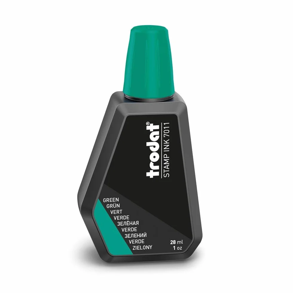 WODNY TUSZ TRODAT 7011, ZIELONY, 28 ML. 2 szt.
