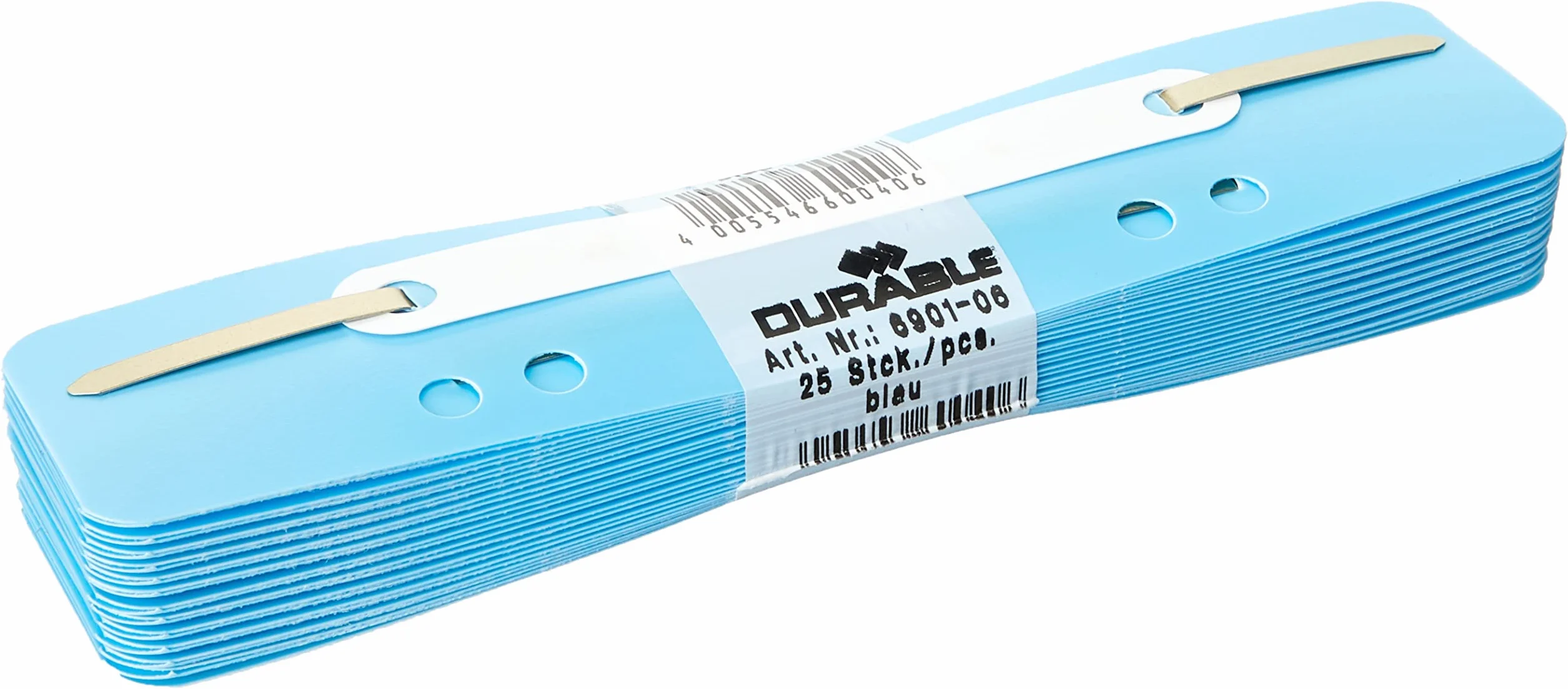 Durable 690106 Mechanizm skoroszytowy Flexi, opak. 250 sztuk, kolor niebieski.