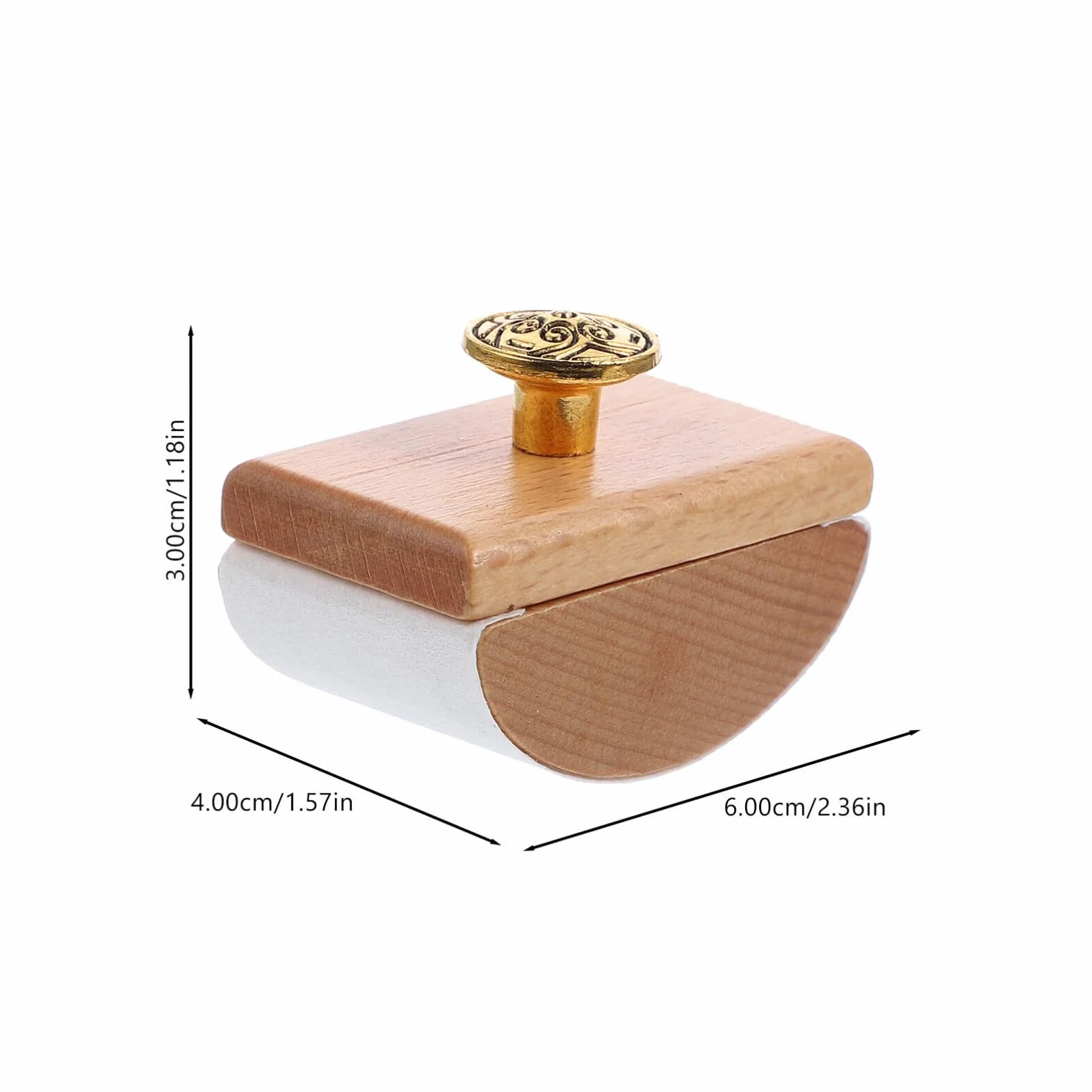 Wooden Rocker Ink Absorbing Blotter Tool Quick Drying Accessory for Calligraphy Stamp Lightweight Design for Home Office Use for Students and Professionals
