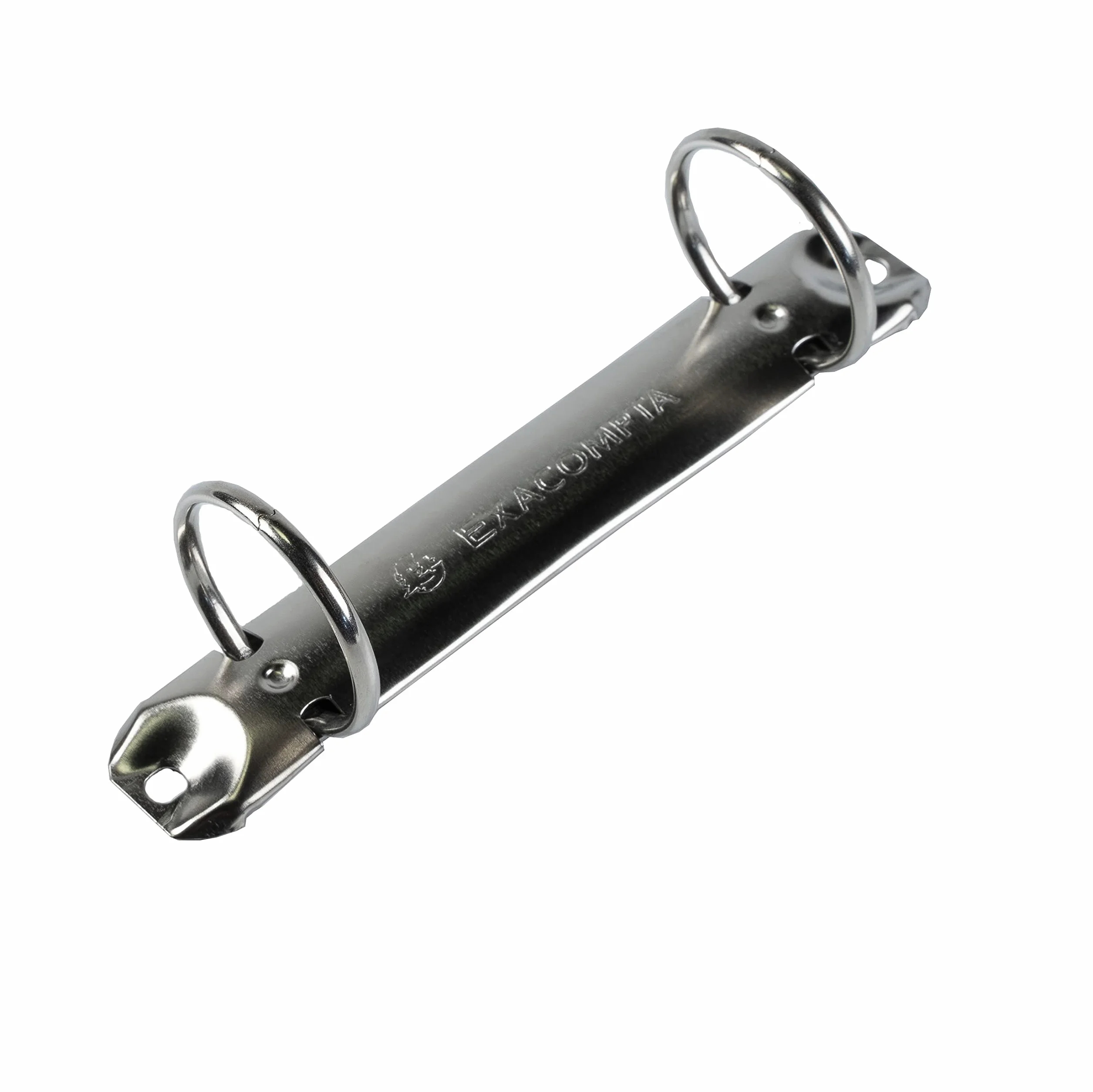 Exacompta 51092E Segregator 2 ringowy Crystal z PP A5 grzbiet 35 mm, 16,5 x 24 cm, przezroczysty, wytrzymały, segregator pierścieniowy teczka segregator na dokumenty 1 sztuka kolor niebieski