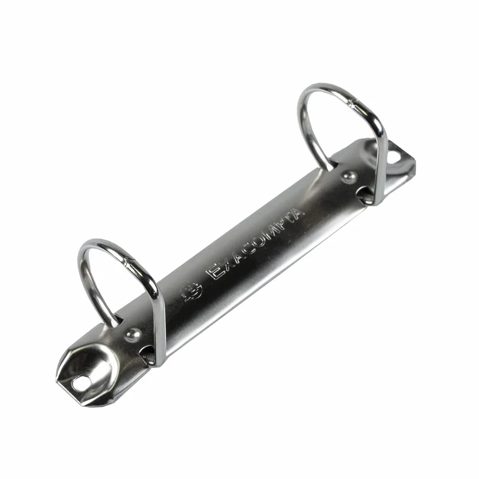 Exacompta 54566E Segregator ringowy Aquarel mechanizm 2 ringowy 25 mm w kształcie litery D A4 grzbiet 40 mm segregator pierścieniowy na dokumenty do biura i szkoły 1 sztuka pastelowy różowy