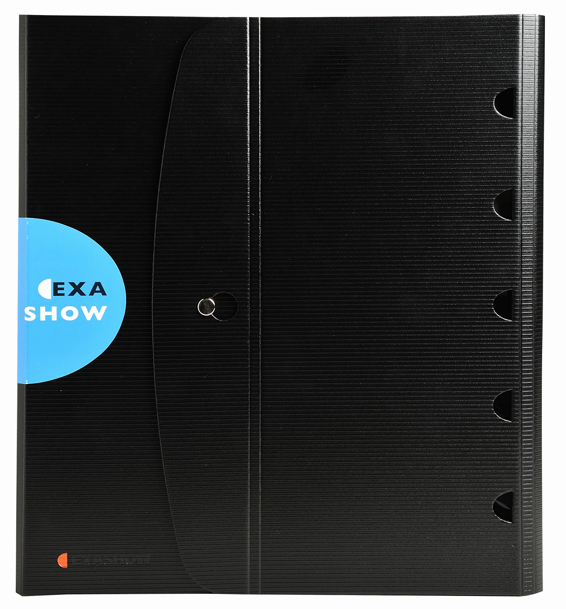 Exacompta 56034E Segregator prezentacyjny Exactive - Exashow - 4 ringowy - 30mm - A4 - flipchart - kolor: czarny