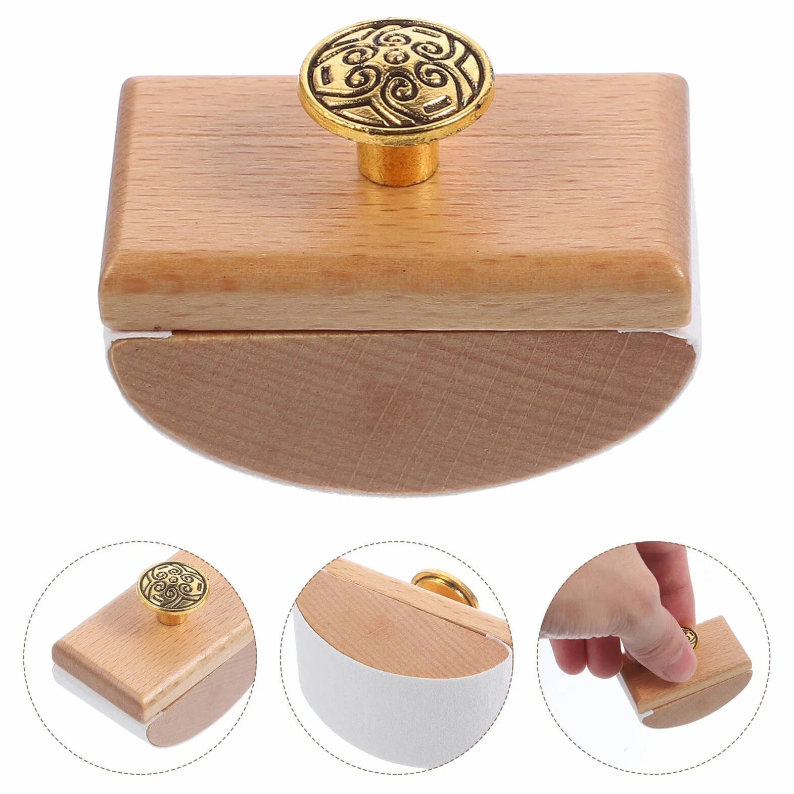 Wooden Rocker Ink Absorbing Blotter Tool Quick Drying Accessory for Calligraphy Stamp Lightweight Design for Home Office Use for Students and Professionals